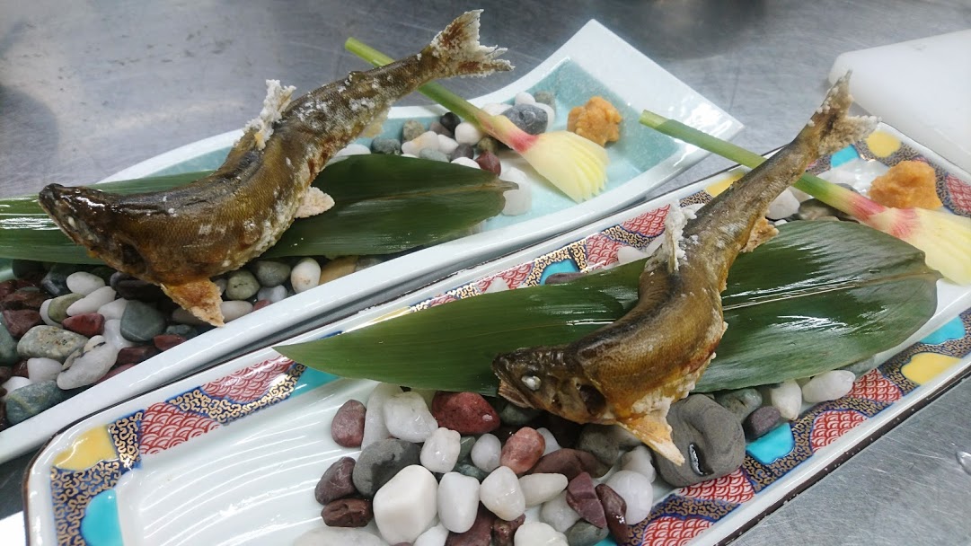 地鮎塩焼き（南魚沼産、魚野川）