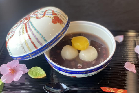 栗白玉ほほえみぜんざい